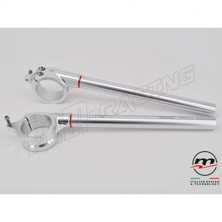 Bracelets et demi-guidons racing GP 7 degrés 50 mm MELOTTI Street Triple 765 RS 2017-2025