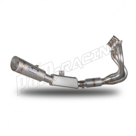 Ligne complète silencieux GRID-O montage bas Street Triple 765R/RS, Daytona Moto2 2023-2026 SPARK