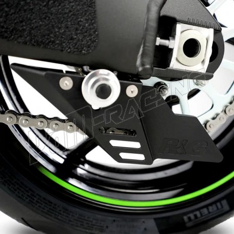 Protection de Chaine et pignon en Aluminium Finition Noire R&G Racing KAWASAKI, GSX-S1000GT, R7