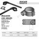Bracelets & demi-guidons 6.5 degrés diam 53 mm BONAMICI RACING Panigale V2 2020-2024