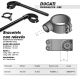 Bracelets & demi-guidons 6.5 degrés diam 53 mm BONAMICI RACING Panigale V4 2018-2026, Panigale V4S 2018-2024