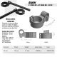 Bracelets & demi-guidons réhaussés 27 mm 6.5 degrés diam 55 mm BONAMICI RACING S1000RR 2019-2025, M1000RR 2021-2025