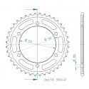 Couronne acier 530 ZZR600, ZXR750, GSXR600/750, TL1000, GSXR1300 SRT Sprockets