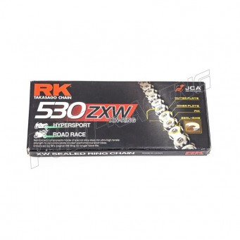 Chaine RK 530ZXW XW'Ring Ultra renforcée acier, or ou noir