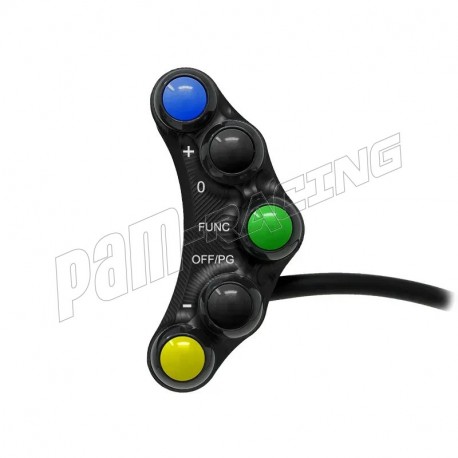 Commodo Sport gauche 5 boutons JETPRIME M1000RR, S1000RR 2021-2024 avec MOTEC uniquement