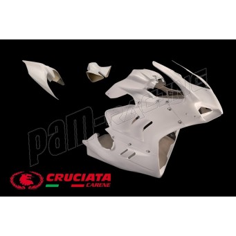 Carénage racing complet fibre de verre CRUCIATA Panigale V4R 2023-2024
