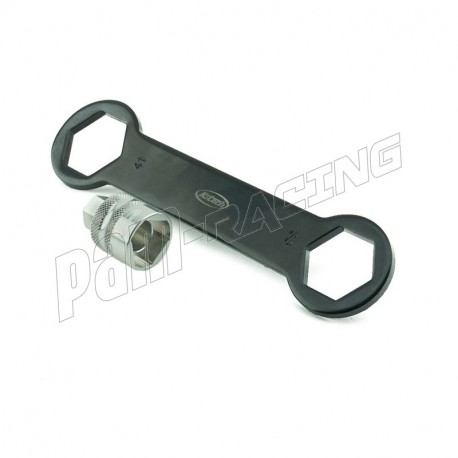 Clé à capuche supérieure de fourche avant/douille de réglage de compression YZF-R6 K-TECH