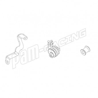 Kit d'adaptation inox pour collecteur GTR8502 SPARK Street Triple 765 R/RS, Daytona Moto2 2023-2025