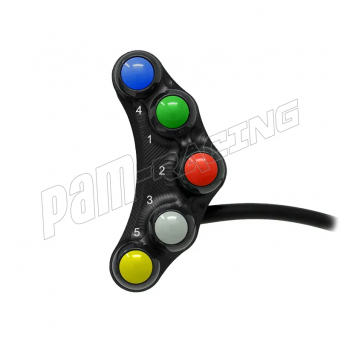 Commodo racing gauche 5 boutons JETPRIME CBR1000RR 2020-2023 avec MOTEC uniquement