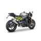 Ligne complète inox/titane silencieux KONIX EVO Street Triple 765R/RS, Daytona Moto2 2023-2025 SPARK