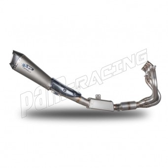 Ligne complète inox/titane silencieux KONIX EVO Street Triple 765R/RS, Daytona Moto2 2023-2025 SPARK