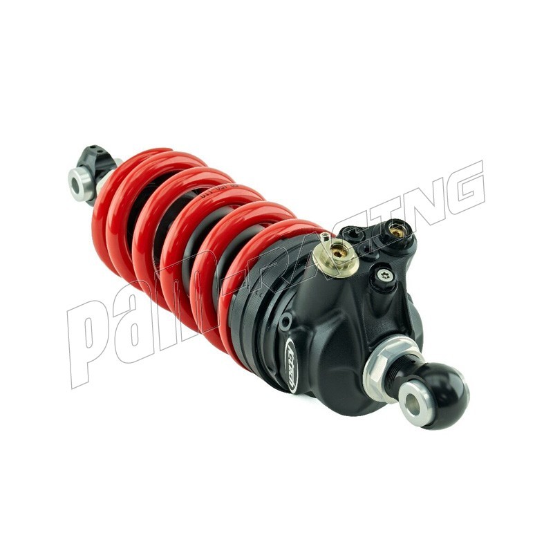 Amortisseur Arrière Moto/scooter - Longueur 265mm - Compatible JOG50, JOG90, DIO 50, ZX50, AF18, AF25, Etc. - Couleur Rouge Et Blanc