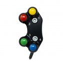 Commodo racing gauche 6 boutons JETPRIME RSV4 1100 2021-2024 avec tableau de bord MOTEC