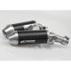 Double Silencieux ronds homologués SPARK Hypermotard 796 2010-2012, Hypermotard 1100 2007-2012