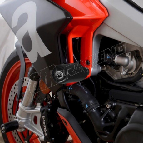 Tampons de protection R&G RACING Aero noir Tuono 660 2021-2025