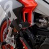 Tampons de protection R&G RACING Aero noir Tuono 660 2021-2025