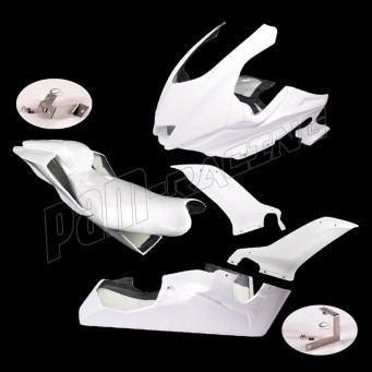 Carénage racing 5 parties AVIO fibre CARBONIN R6 2017-2026