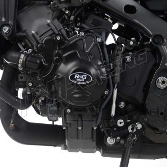 Protection De Carter Moteur Pour Yamaha XSR900/XSR 900 GP 2024 - Nylon/fibre De Verre, Design Aérodynamique, BK