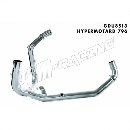 Collecteur racing inox  Hypermotard 796 2010-2012 SPARK