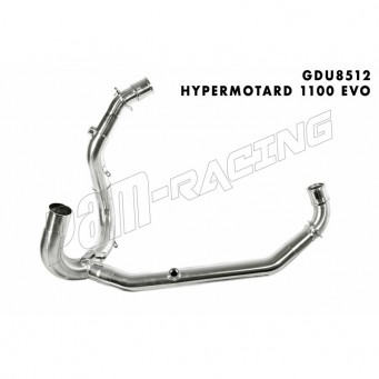 Collecteur racing inox Hypermotard 1100 Evo/SP 2010-2012