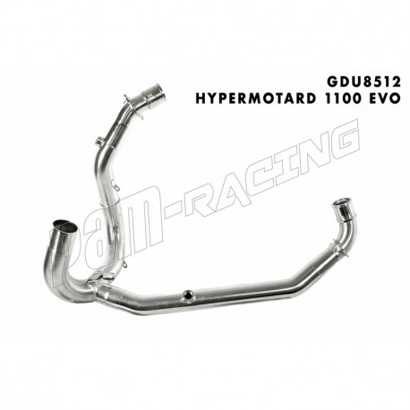 Collecteur racing inox Hypermotard 1100 Evo/SP 2010-2012