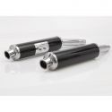 Double Silencieux ronds position haute homologués SPARK 750SS 1991-1997