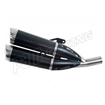 Double Silencieux titane Evo5 racing SPARK Diavel 2011-2014