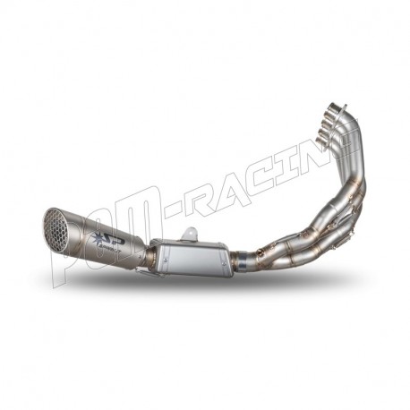 Ligne complète inox/titane homologuée Euro5 silencieux Grid-O SPARK CB650R 2019-2024, CBR650R 2019-2024