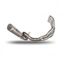 Ligne complète inox/titane racing raccord S et silencieux Grid-O SPARK CB650R, CBR650R 2019-2025