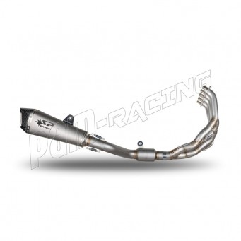 Ligne complète inox homologuée Euro5 silencieux Konix EVO titane SPARK CB650R 2019-2024, CBR650R 2019-2024