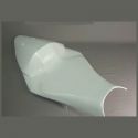 Coque arrière racing fibre de verre ZX6R 2009-2012 SEBIMOTO