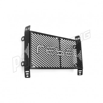 Grille de protection de radiateur gravée R&G Racing inox CMX500 Rebel 2017-2024