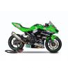 Ligne complète racing WSSP2022 titane silencieux Force titane Ninja 400 2018-2023 SPARK