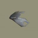 Tête de fourche racing fibre de verre GSXR600 2006-2007, GSXR750 2006-2007 SEBIMOTO