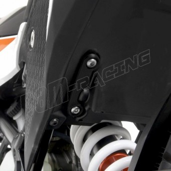 Caches Orifices Repose-Pieds Arrières R&G Racing 390 Adventure 2020-2024