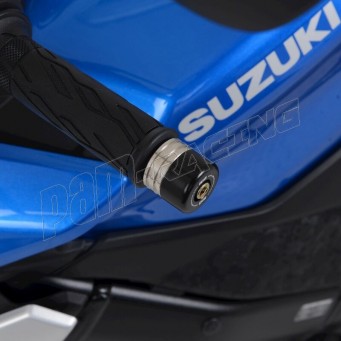 Embouts de Guidon inox R&G Racing GSX-S 1000 2021-2024, GSX-S 950 2021-2025, GSX-S GT 1000 2022-2024
