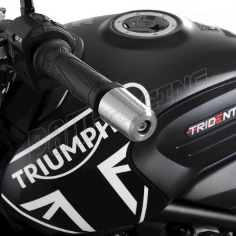 Embouts de Guidon inox R&G Racing Speed triple 1200 RS 2021-2024, Tiger 660 Sport 2022-2024, Trident 660 2021-2024