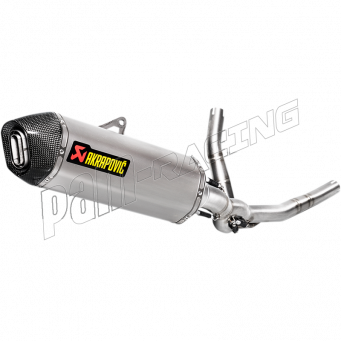 Ligne d'échappement racing titane Akrapovic VSTORM 650 2017-2024