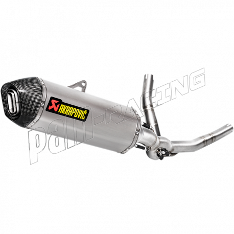 Ligne d'échappement racing titane Akrapovic VSTORM 650 2017-2024