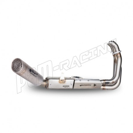 Ligne complète homologuée inox/titane silencieux Grid-O MT-09 2021-2024, XSR900 2022-2024 SPARK 