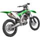 Ligne d'échappement évolution titane Akrapovic KX250F 2017-2020, KX250/XC 2021-2024