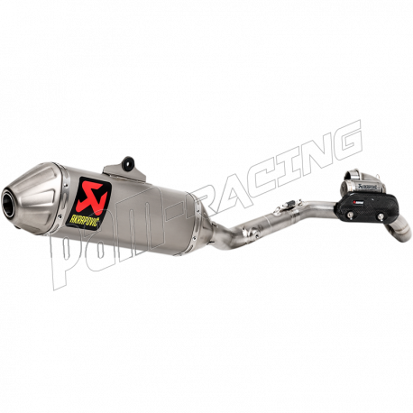 Ligne d'échappement évolution titane Akrapovic KX450F 2019-2020, KX250/XC 2021-2023