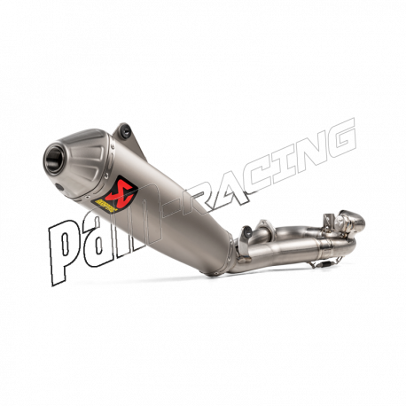 Ligne d'échappement évolution titane Akrapovic YZ450F 2020-2022, WR450F 2020-2023