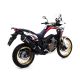 Silencieux ARROW Maxi Race-Tech embout carbone homologué CRF1000L Africa Twin 2016-2019