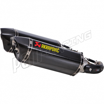 Double silencieux carbone Akrapovic Monster 696 2008-2014, Monster 796/795 2010-2014, Monster 1100/S 2009-2010