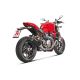 Silencieux titane/carbone Akrapovic Monster 821, Monster 1200/S/R 2017-2020