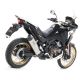 Silencieux ARROW Maxi Race-Tech embout carbone homologué CRF1100L Africa Twin 2020-2023