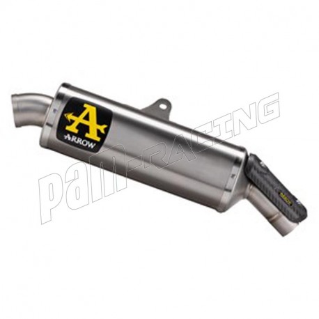 Silencieux Indy Race homologué avec embout inox ARROW Tuareg 660 2022-2025
