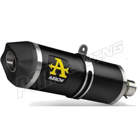 Silencieux ARROW Race-Tech embout carbone homologué T-MAX 500 2008-2011, T-MAX 530 2012-2016