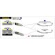 Silencieux ARROW Race-Tech embout carbone homologué T-MAX 500 2008-2011, T-MAX 530 2012-2016